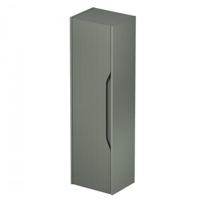 Soho Kolomkast Mat Groen – Geribbeld Design – 35x30x120 cm – Zwevend