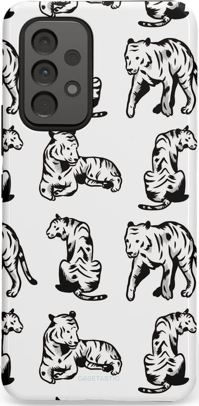 Casetastic Hoesje Geschikt voor Samsung A53 - Stijlvolle Beschermende Duo-layer Case - Schaduwroar