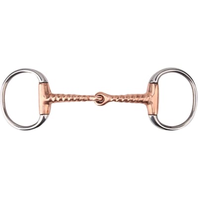 Paardenbit Roestvrij Staal Eggbutt Bit Koperen Kurkentrekker Mondstuk beige
