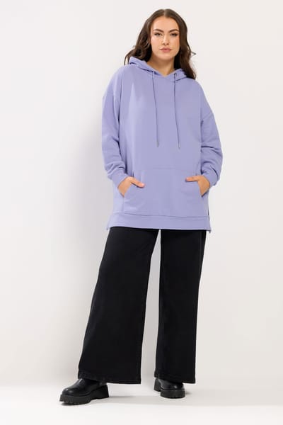 Yours Paarse Hoodie Met Zak Aan De Voorkant Size 44
