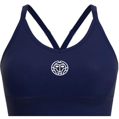 BIDI BADU Crew Low Support Strappy Sport-bh Dames-Donkerblauw