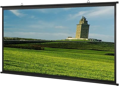 Projectiescherm - Filmscherm Beamer - Thuisbioscoop Ervaren - Anti-kreuk PVC Materiaal - 72 inch 4:3 - Wit