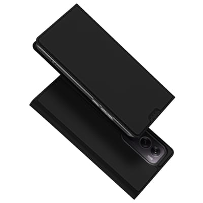 Dux Ducis - Telefoon Hoesje geschikt voor Oppo Reno 12 Pro - Skin Pro - Book Case - Zwart