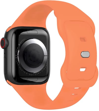 Bandje Geschikt voor Apple Watch 1, 2, 3, 4, 5, 6, 7, 8, 9, SE - 38/40/41 mm Bandje Siliconen Horloge Band Verstelbaar - Smartwatch Bandje Siliconen - Calendula
