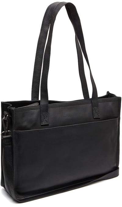 Chesterfield Adana Waxed Pull Up Shopper - Zwart