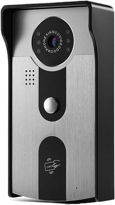 Slimme Deurbel Camera - Woonhuis Beveiliging - Direct Zicht - 1080P HD Resolutie - 180x98x35mm