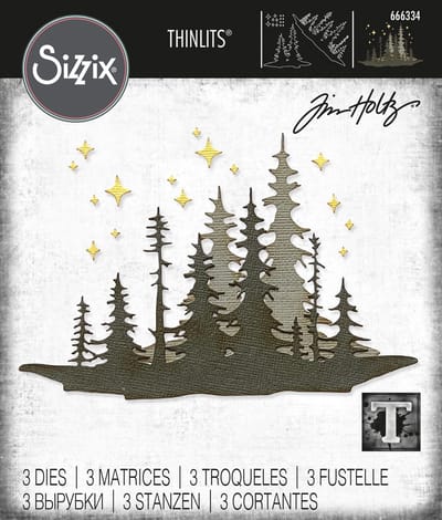 Sizzix • Tim Holtz Thinlits Die Set Forest Shadows