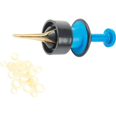 pelletring strooier + 30 elastiekjes Rameau