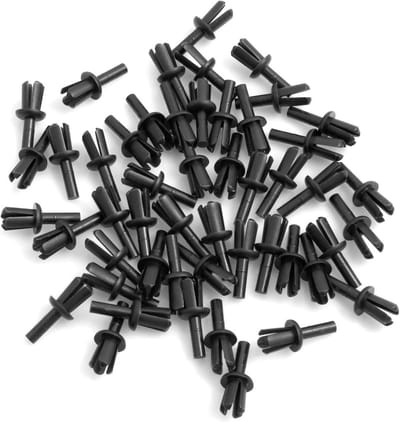 Zwarte Popnagels voor Bevestiging in Kunststof en Metaal (50 Stuks)