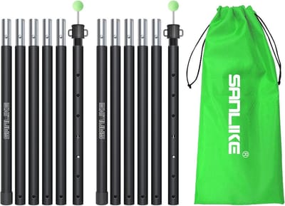 Verstelbare Aluminium Tentstokken - Telescopisch & Lichtgewicht voor Tarp, Luifel en Backpacking (2 Stuks)