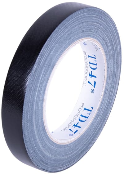 TD47 Professional Gaffa Tape 19mm x 25m Zwart