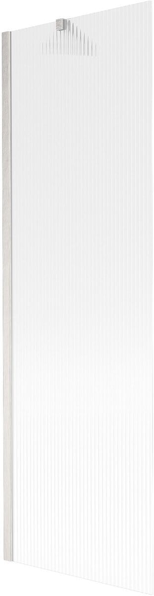 Mexen Next badwand scherm 1-delig 60 x 150 , strepen, geborsteld nikkel - 895-060-000-00-09-97