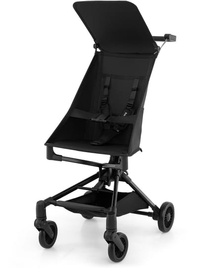 COSTWAY Opvouwbare kinderwagen voor vliegtuig, reisbuggy compact met verstelbare en afneembare kap, lichte kinderbuggy met wielen en opbergmand, babywagen voor baby's vanaf 6 maanden