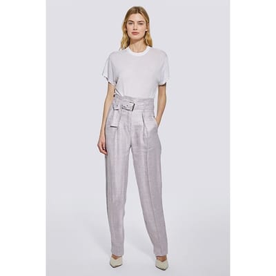 IRO Paris Najava Straight Pant In Light Lavender Maat: S | Straight Broeken Outlet | Dames | Roze