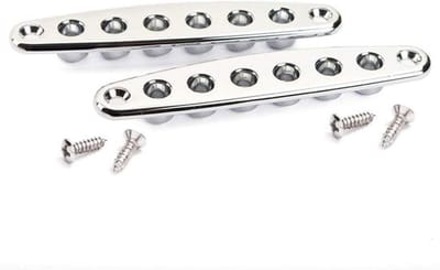 Allecto Plus - Gitaar Montage Ferrules voor Body Vervanging Accessoires Basgitaar Chrome