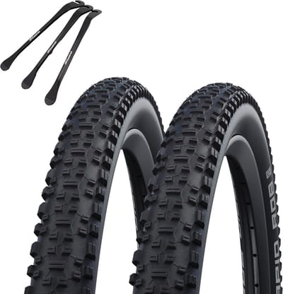 Fietsbanden Set - Banden MTB - Offroad Avontuur - Geoptimaliseerde Lekbescherming - 29 x 2.10 Inch - Zwart Reflecterend