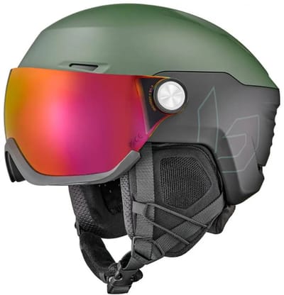 Bollé V-Ryft Pure Skihelm Met Photochromic Vizier XS/S - Groen