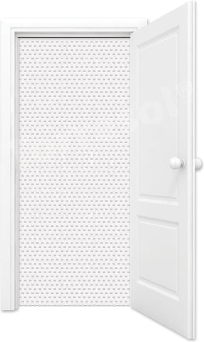 Torresol Vliegengordijn K&K 25A | 90*210 cm | 100% wit