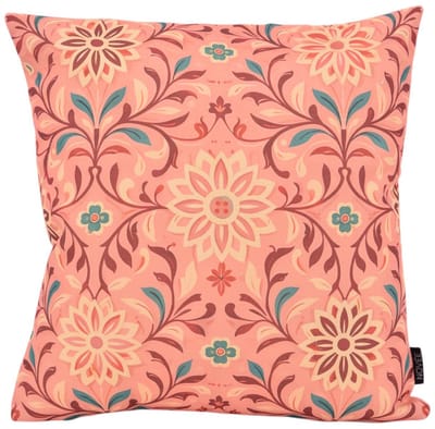 Vintage Bloom Roze Kussenhoes | 45x45 cm | Katoen/Linnen
