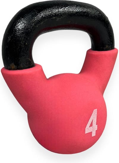 Padisport - Kettlebell 4 Kg - Kettlebell - Kettlebells - 4 Kg - Fitness Gewichten Kettlebell - Kettlebell 4 Kg Gietijzer