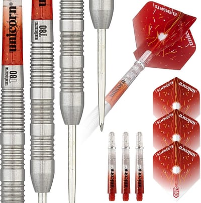 Stalen Tip Darts 80% Tungsten Set voor Unisex