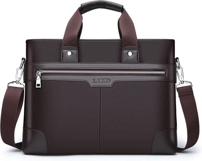 Akte tas - Laptop tas - tas - Dames en Heren tas - Werk tas - Zakelijke tas - Reis tas - Bruin