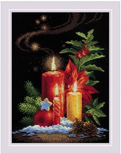 Riolis borduurpakket Christmas light 2056 telpatroon