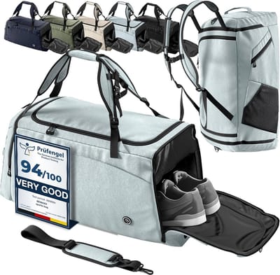 Gymtas 40L/60L met Rugzakfunctie en Speciale Compartmenten voor Sport