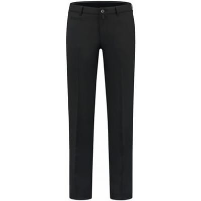 Com4 Broek Modern Chino Uni Wool Blend Zwart / male