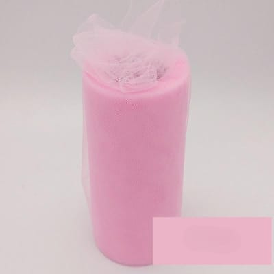 Rouleau de Tulle 25 Yards 15cm Bobine Tissu Tutu Mariage Anniversaire Décoration Organza Bricolage Décorations de Fête d'Anniversaire 1Roll