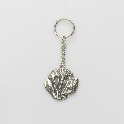 Sleutelhanger Mastino - Hondensleutelhanger - Cadeau Hondenliefhebber - Unieke serie - Compact, stijlvol en gedetailleerd