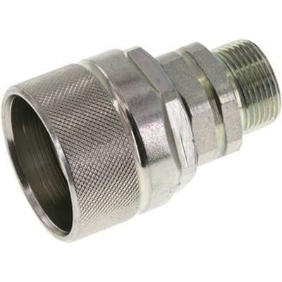 Stalen DN 12.5 Hydraulische Koppeling Insteeknippel 16 mm S Knelring ISO 14541/8434-1 D M36 x 2