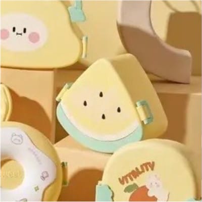 KimDo - Lunchbox - Geel - Kinder bakje - kinderen - broodtrommel - watermeloen - brooddoos