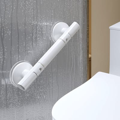 Veiligheidsbeugels voor de badkamer, met antislip zuignapgrepen, multifunctionele beugels, handig voor ouderen en bieden extra veiligheid tijdens het douchen.
