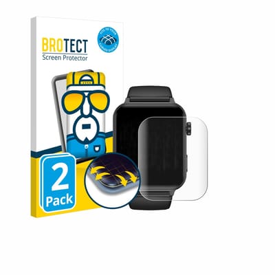 BROTECT - Screenprotector voor Blackview R30 Pro - Folie Beschermfolie transparant volledig dekking - 2 Stuks
