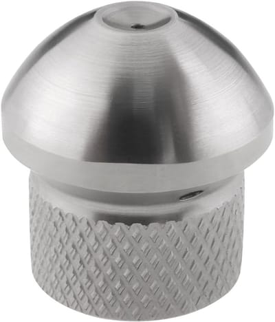 1/8" Pijp Reinigingsmondstuk van RVS met 4 Gaten voor Afvoerbuizen, Wasbakken en Douches