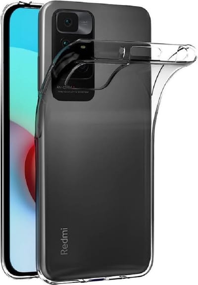 LuxeBass Siliconen hoesje geschikt voor Xiaomi Redmi 10 2022 - Transparant - Soft Cover - telefoonhoes - gsm hoes - telefoonhoesje