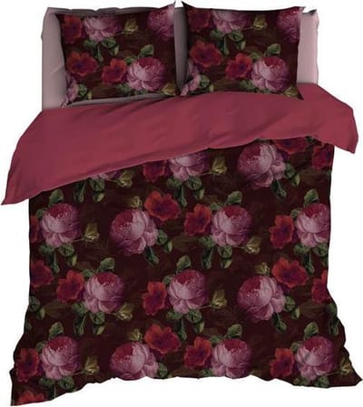 Satin d'Or Valeria - Dekbedovertrek - Tweepersoons - 200x200/220 cm - Red Bund