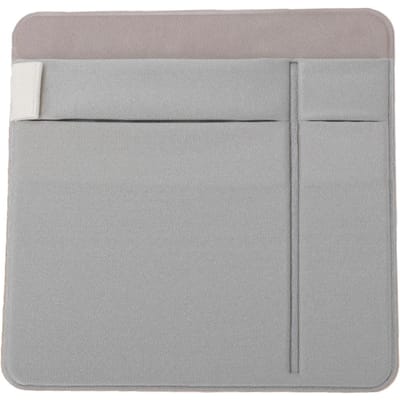 Zelfklevende Harde Schijf Houder voor Laptop Plakbare Pouch Organizer voor Externe SSD USB Drives Kabels Stylus gray