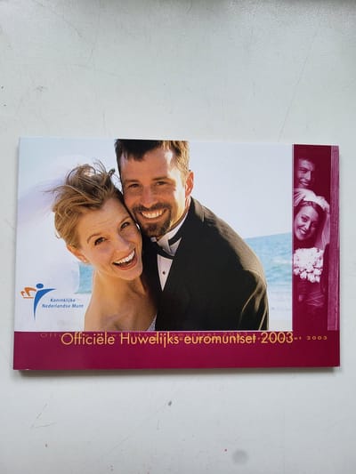 Officiele Huwelijks euromuntset muntset 2003 incl penning