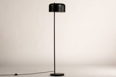Lumidora Vloerlamp 74349 - PIACERE - E27 - Zwart - Metaal