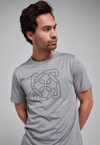 Redmax Sublime Collectie Heren Sportshirt Sublime RMXFlint - Sportkleding - Dry-Cool - Geschikt voor Fitness - Grijs - M