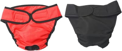 Hondenbroekjes - Hondenluiers - Hygiënisch Houden - Wasbaar en Herbruikbaar - Maat XL - Rood