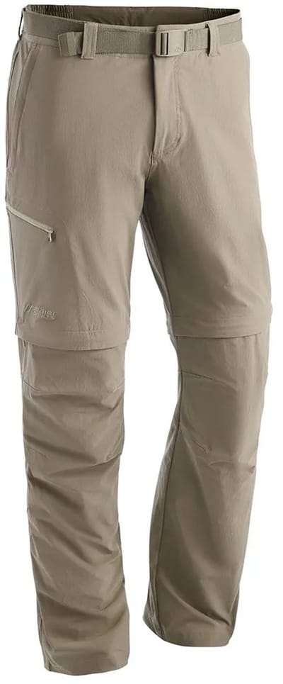 Maier Sports Tajo 2 Pants Zip-Off Lang Khaki Outdoorbroek Heren Size : 48-L