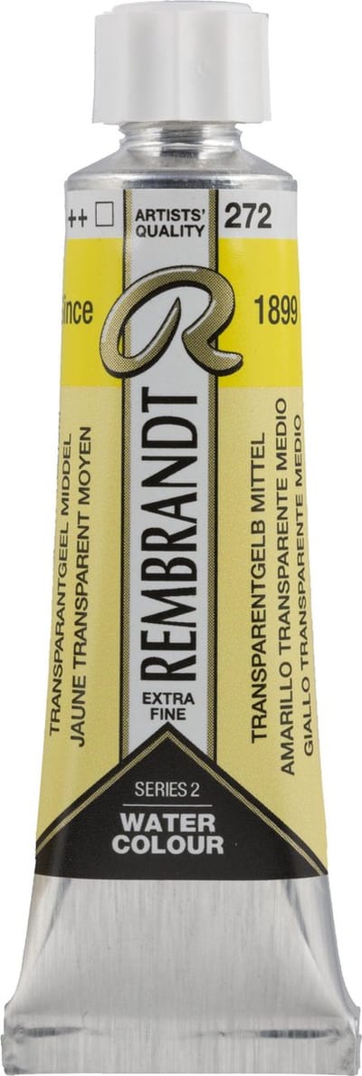 Rembrandt Aquarelverf Tube 10 ml Transparantgeel Middel 272