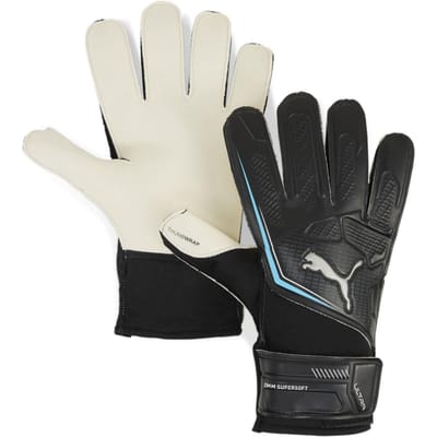 Puma Ultra Play RC-keepershandschoenen voor kinderen (ZWART/BLAUW)