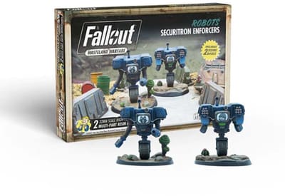 Fallout: Wasteland Warfare - Robots: Securitron Enforcers - Uitbreiding - Modiphius Entertainment - Ongeschilderd