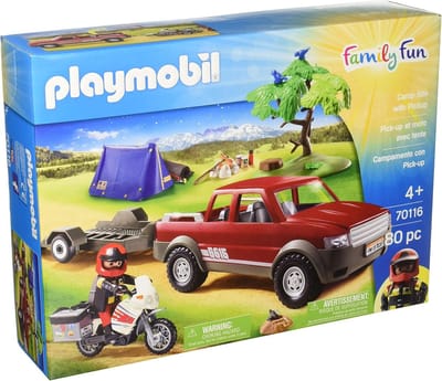 Kampeer set met Pick-up Accessoires voor Figuren en Poppen