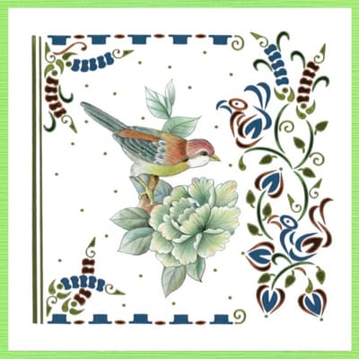 Dot and Do 245 - Jeanine's Art - Vintage Birds