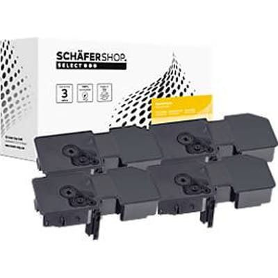 Schäfer Shop Select toner, vervangt Kyocera TK-5230 CMYK (1T02R90NL0, 1T02R9CNL0, 1T02R9BNL0, 1T02R9ANL0), Mixpack, cyaan, magenta, geel, zwart
